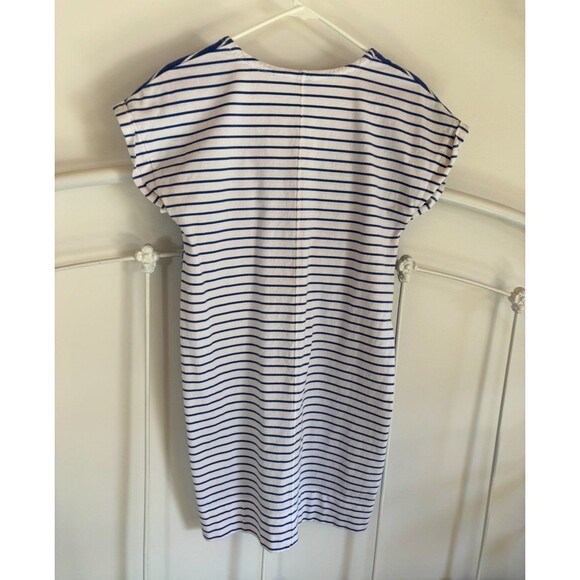 Vineyard vines periwinkle stripe cotton dress XS runs big - Picture 2 of 5